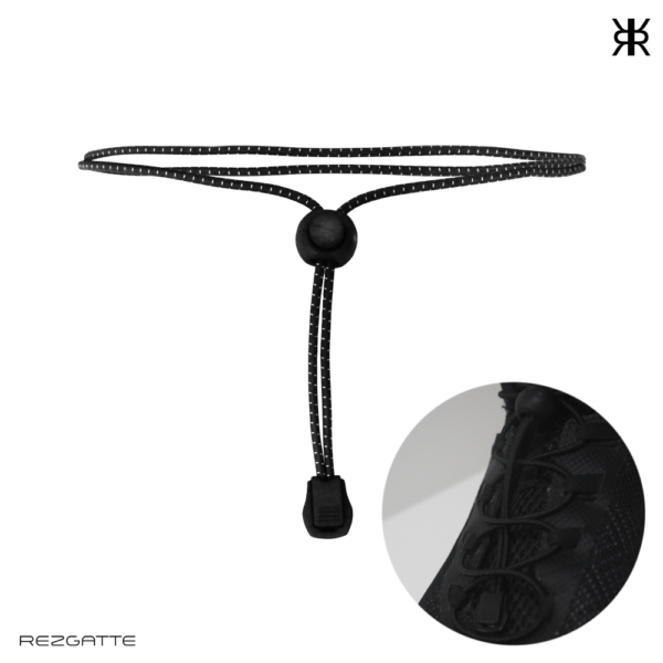 Cadarço elástico ajustável Rezgatte Lock – Preto