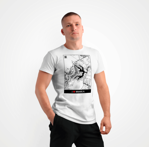Camiseta Rezgatte I Love Brasília – Branca