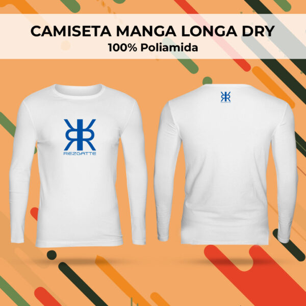 Camiseta Manga Longa Dry 100 Unidades