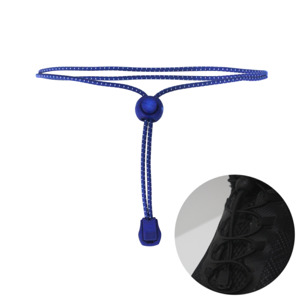 Cadarço elástico ajustável Rezgatte Lock – Azul